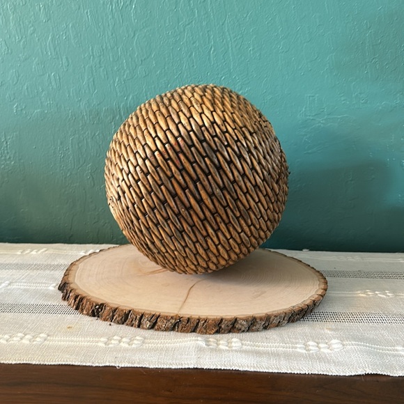 Antique Chinese Woven Basket - Picture 3 of 4